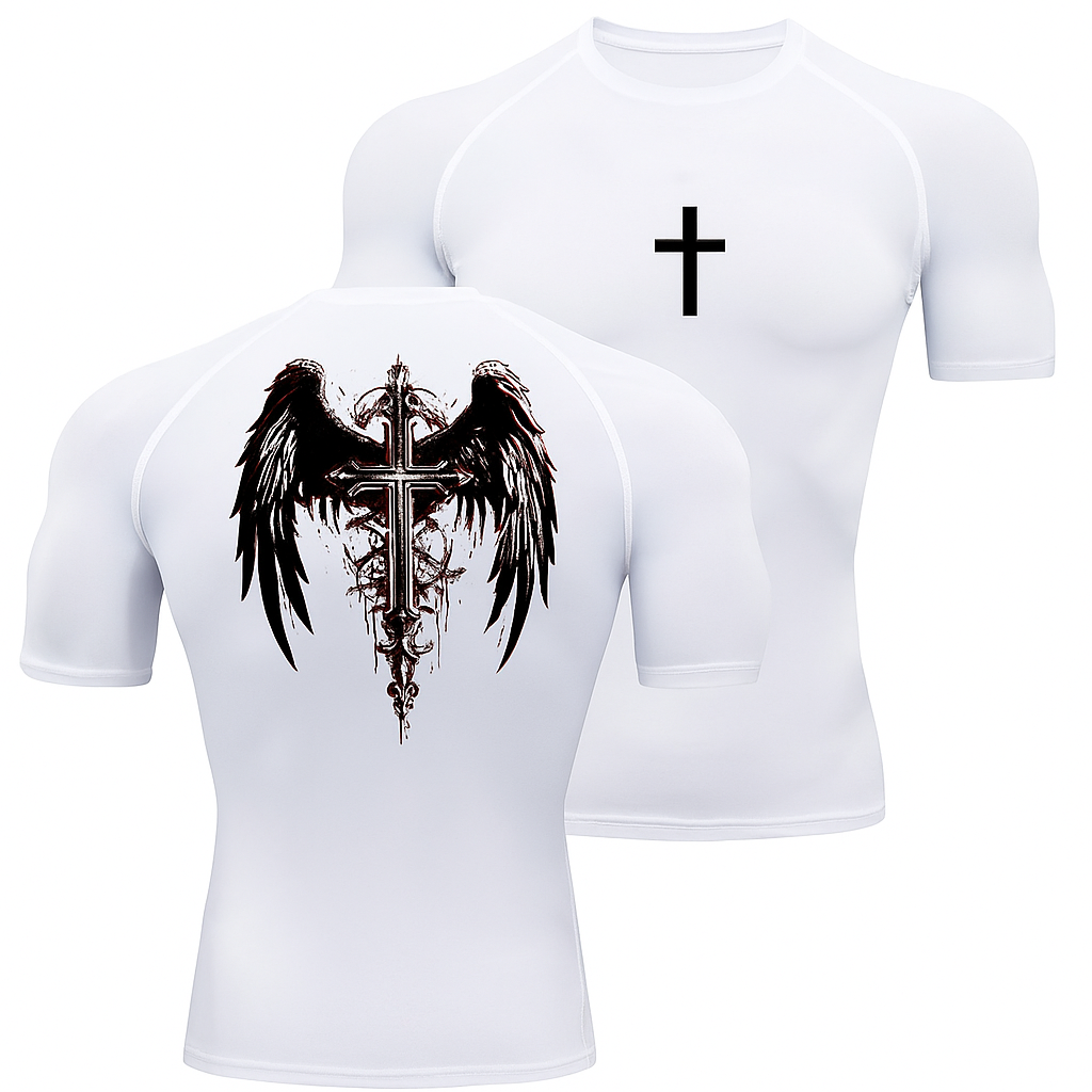 Cross compression shirt