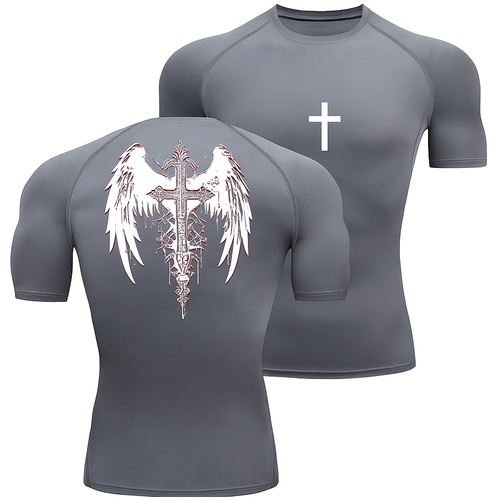 Cross compression shirt