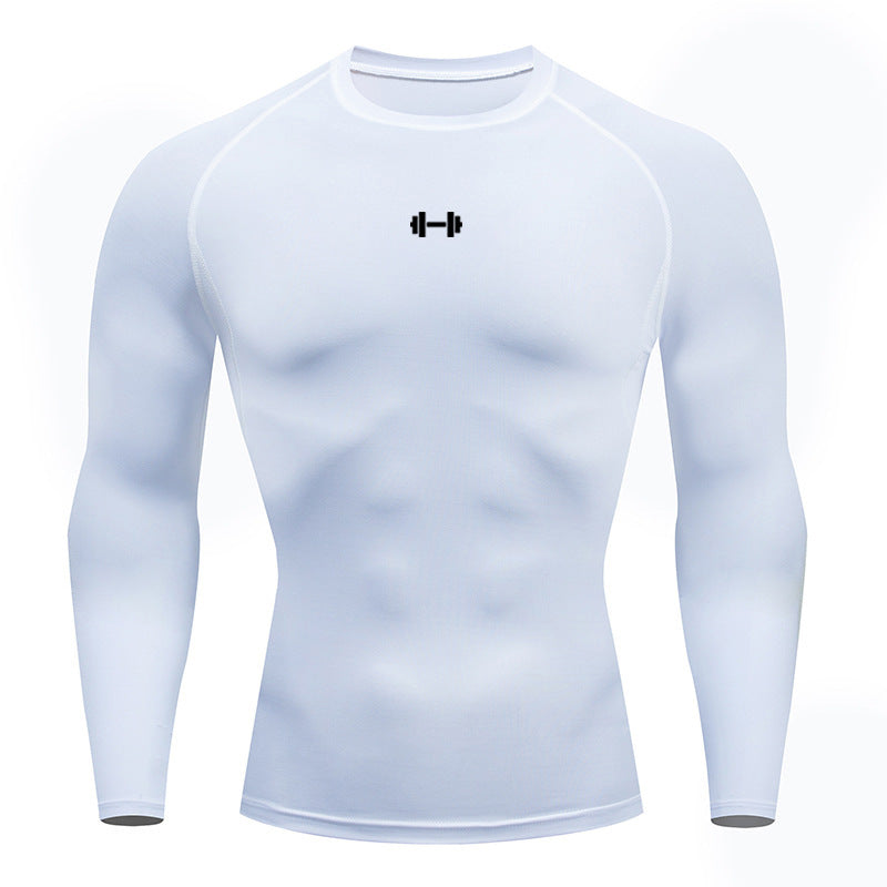 Dumbbell long sleeve compression shirt
