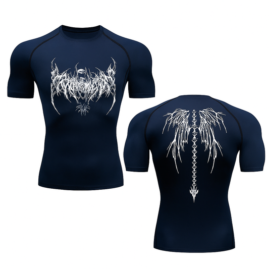Skelton wing compression shirt