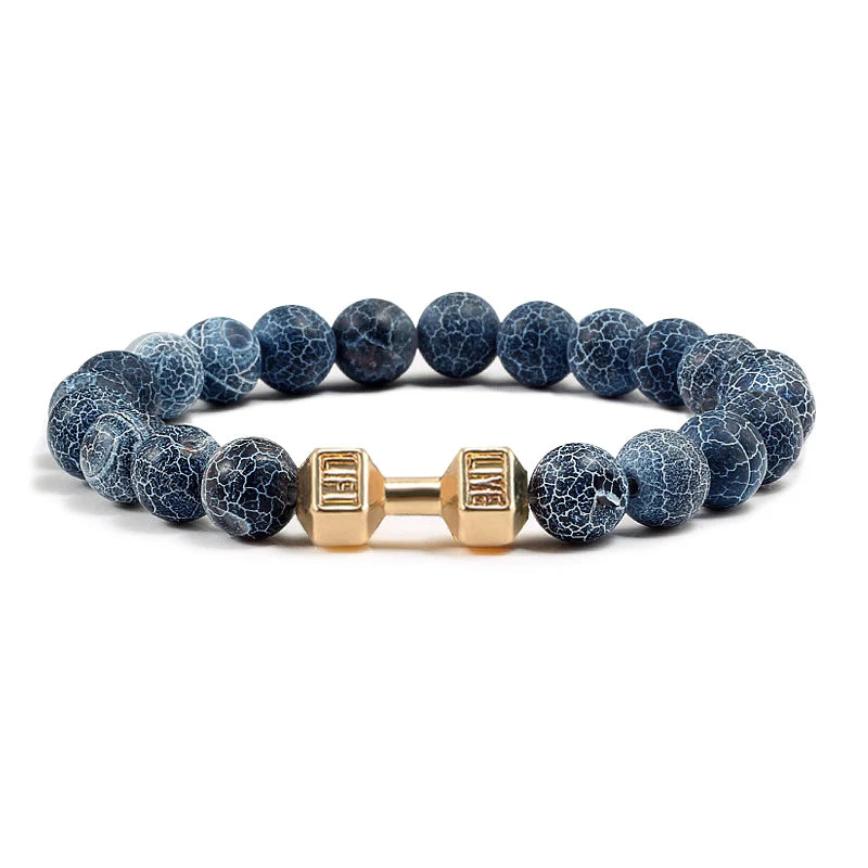 Dumbbell bracelet