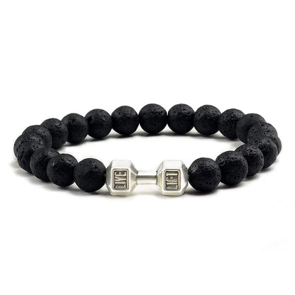 Dumbbell bracelet