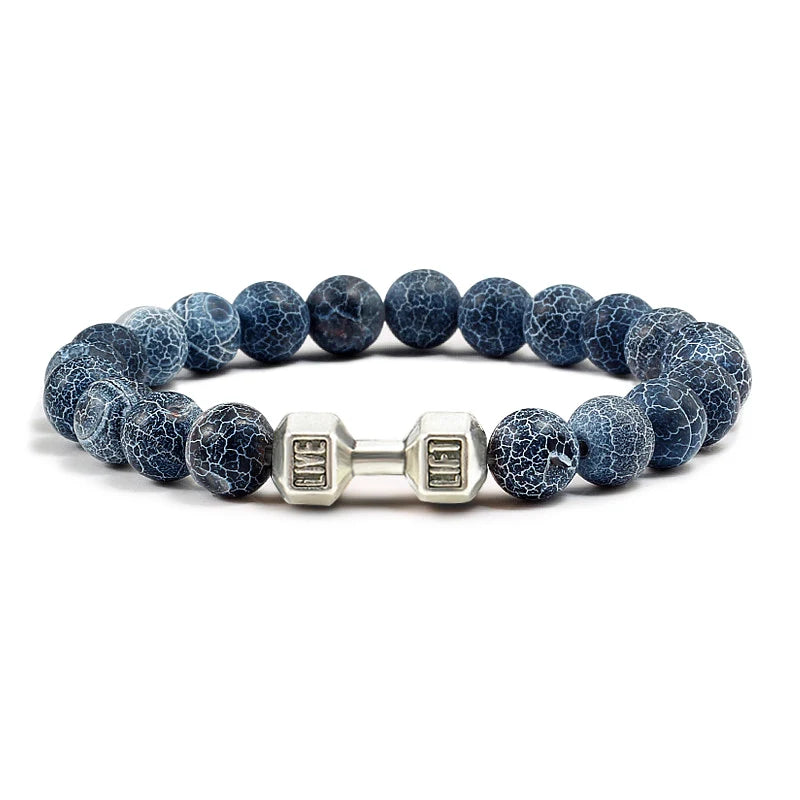 Dumbbell bracelet