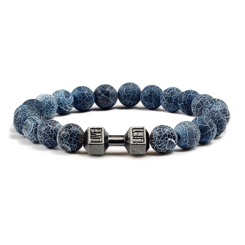Dumbbell bracelet