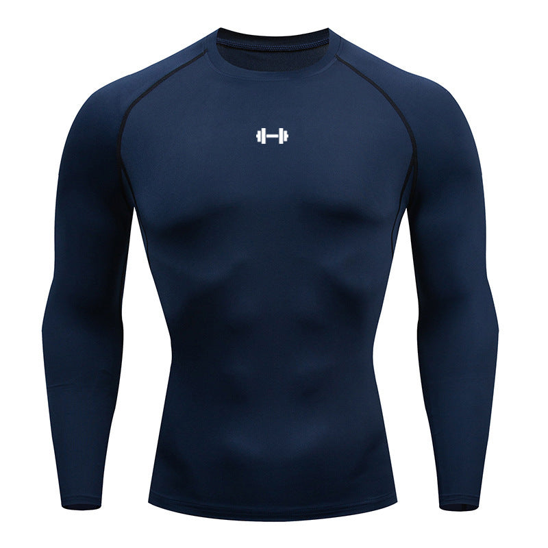 Dumbbell long sleeve compression shirt