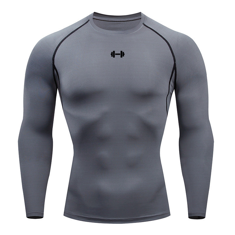 Dumbbell long sleeve compression shirt