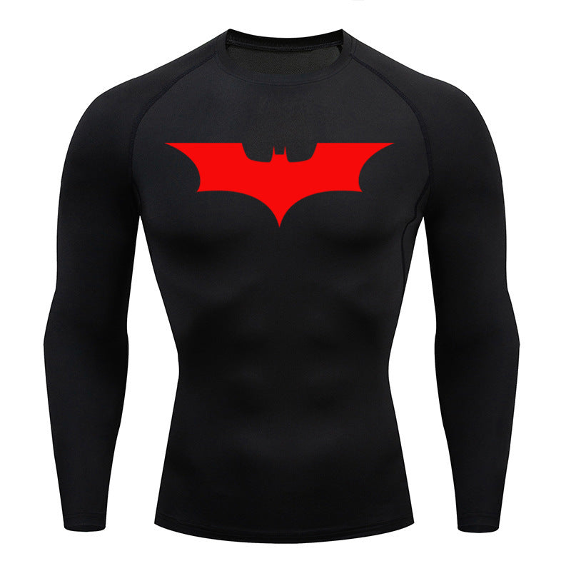 Bat long sleeve compression shirt