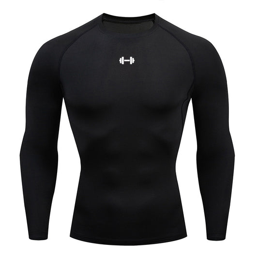 Dumbbell long sleeve compression shirt